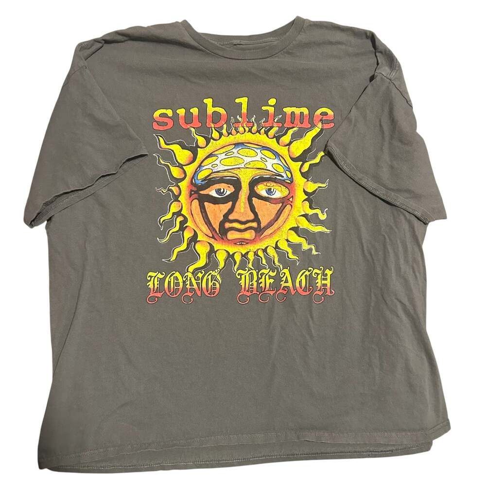 Sublime Long Beach Sun Graphic T-Shirt 3XL